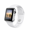 Apple Watch 38mm with Sport Band White, Стальные - Белый спортивный ремешок